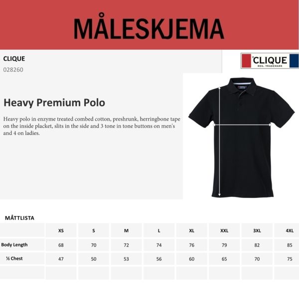 Heavy Premium Polo (H) - Bilde 2