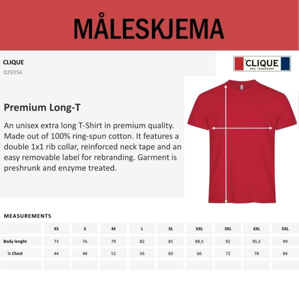 Premium Long-T (U) ekstra lang - Bilde 2