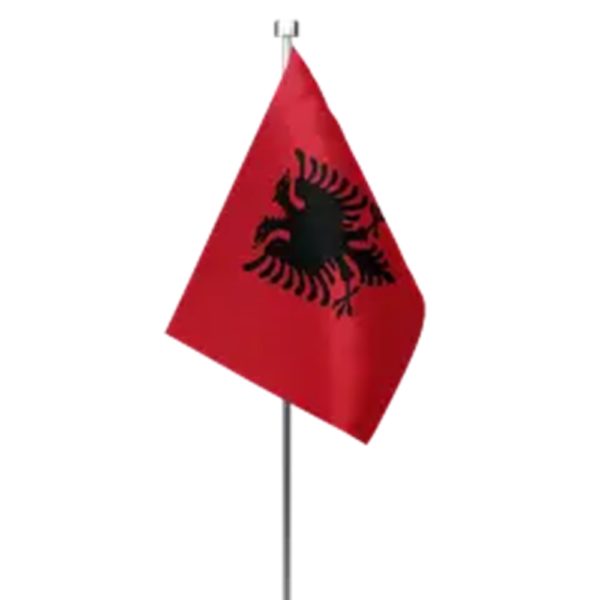 Bordflagg Albania