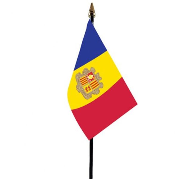 Bordflagg Andorra