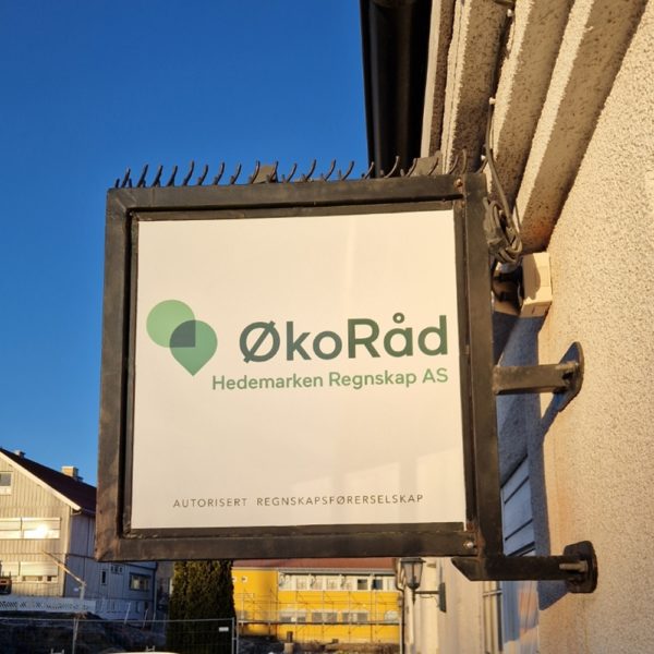 ØkoRåd Uthengsskilt